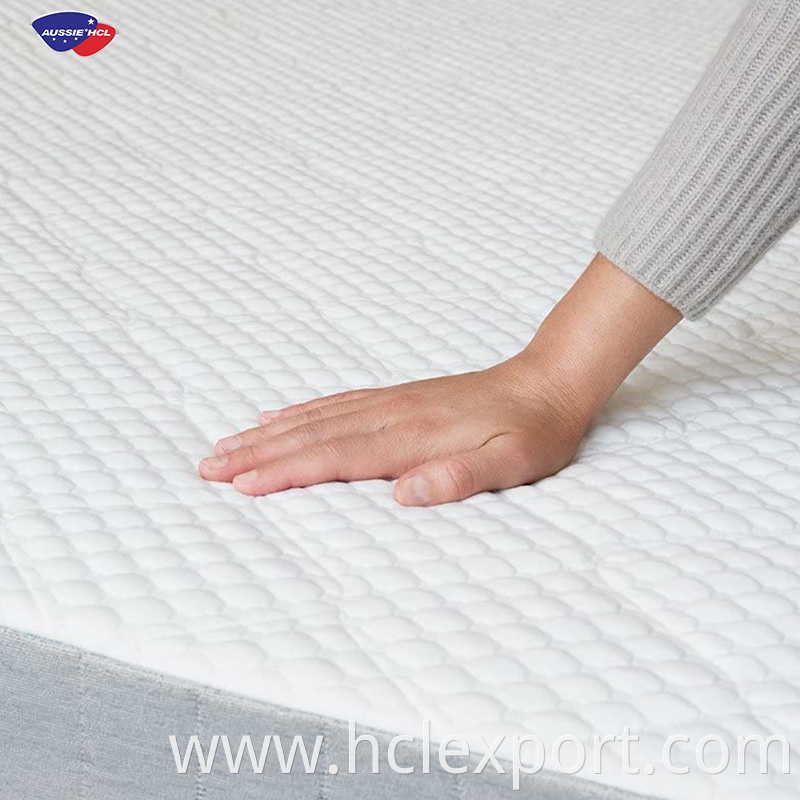 High Density Sponge Natural Latex Silk Fabric Memory Foam Pocket Spring Mattress